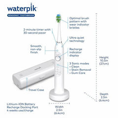 White Sensonic™ Electric Toothbrush